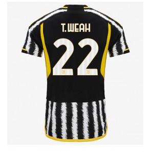 Lacne Muži Futbalové dres Juventus Timothy Weah #22 2023-24 Krátky Rukáv - Domáci